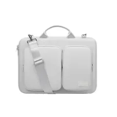 パソコンケース ビジネスカバン ノートパソコン ケース 13インチ MacBook Air/Pro M5/M4/M3/M2/M1対応 13.6インチ 360°保護 耐衝撃 撥水 2way ビジネスバッグ メンズ ブリーフケース グレーym d92347b1