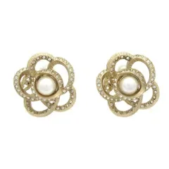 CHANEL(シャネル) ピアス ゴールド カメリア