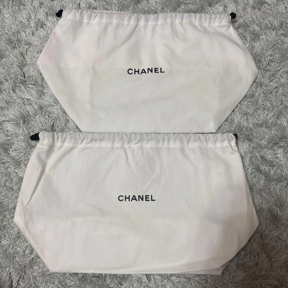 【新品未使用】CHANEL コスメノベルティ巾着ポーチ 2枚セット