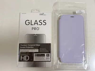 iPhone 12/12 Pro用 手帳型ケース&ガラスフィルムセット