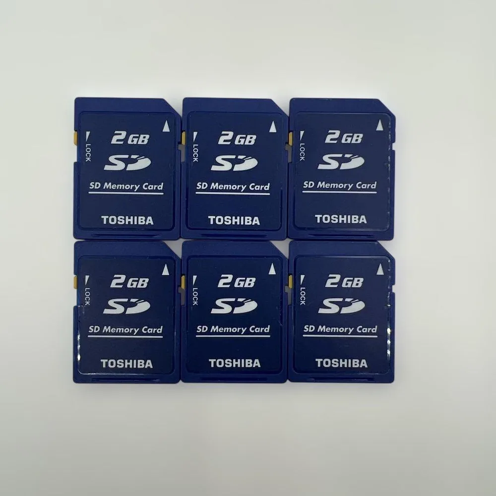 TOSHIBA SDメモリーカード 2GB 6枚セット