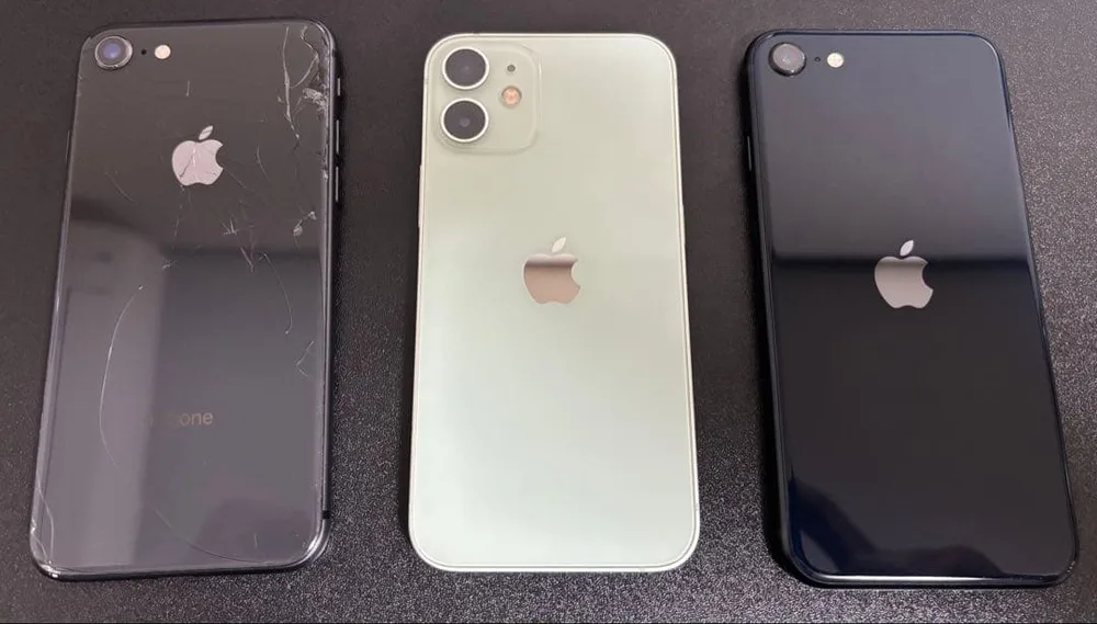 iPhone 8・iPhone 12 mini・iPhone SE(第3世代)