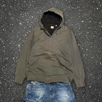 OLD UNIQLO オールドユニクロ ボアパーカー ブラウン XL y2k