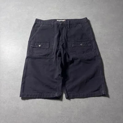 archive y2k cargo shorts half pants fade