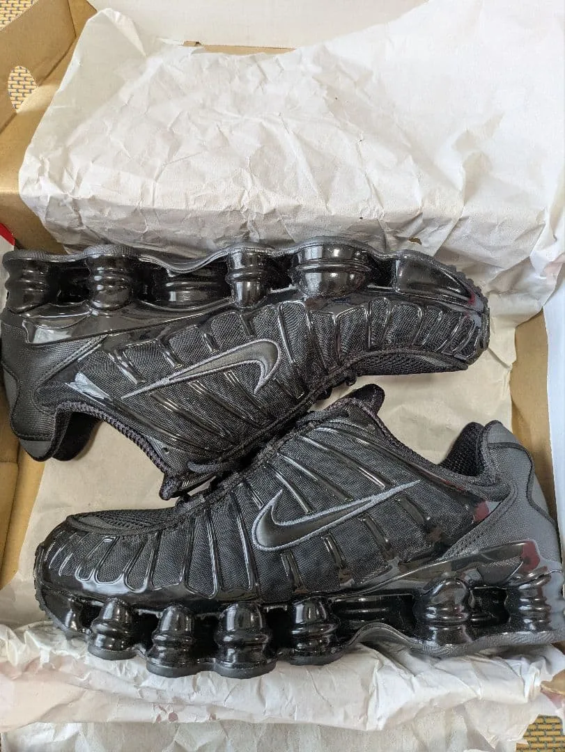 NIKE Shox TL รองเท้าผ้าใบสีดำ 27ซม