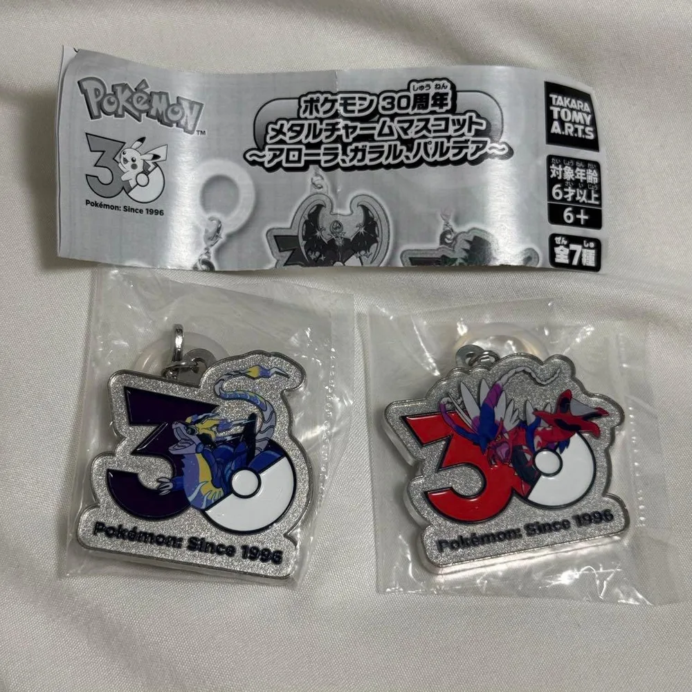 ポケモン 30周年 メタルチャームマスコット 2点セット