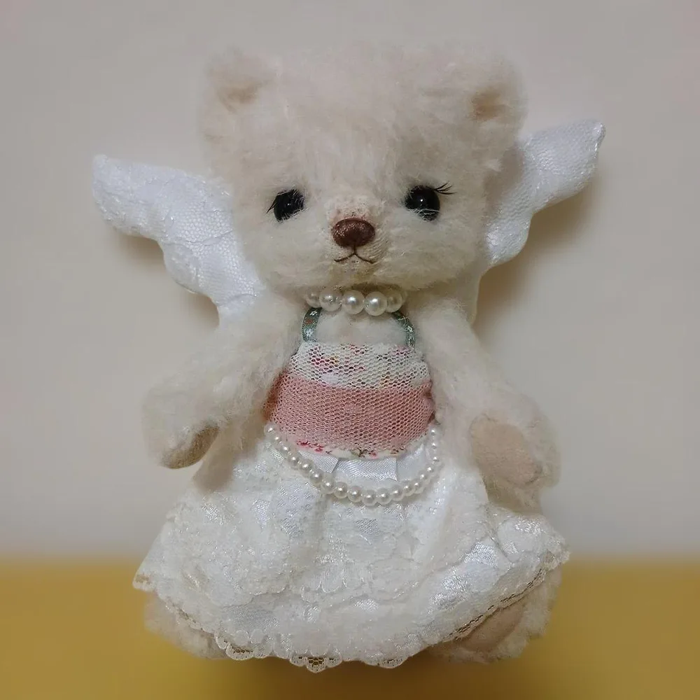 ハンドメイド 天使 エンジェル テディベア ぬいぐるみ