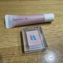 値下げ中 無印良品 MUJI クリームチークN & ホリカホリカ アイシャドウ