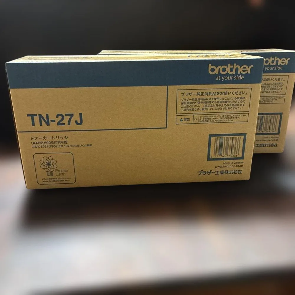 二つセットBrother TN-27J トナーカートリッジ 純正品