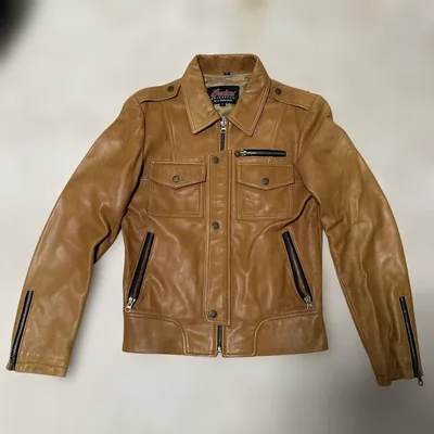 Indian Motorcycle レザージャケット キャメル M