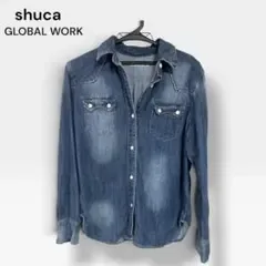 shuca GLOBAL WORK デニムシャツ 長袖