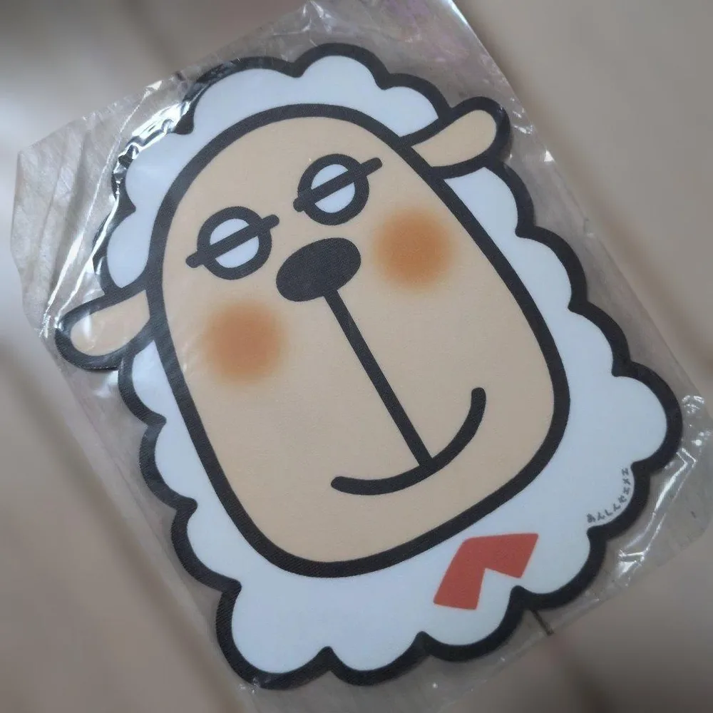 新品未使用 あんしんセエメエ マウスパッド 羊 キャラクター