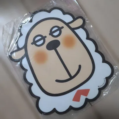 新品未使用 あんしんセエメエ マウスパッド 羊 キャラクター