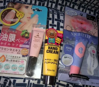 3点セット ネイルケア ハンドクリーム リップパック