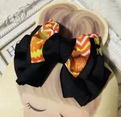 ハロウィン フレアリボン ヘアゴム