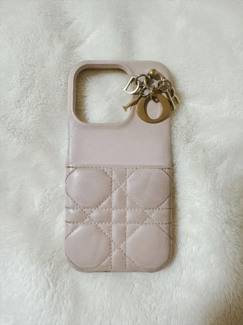 DIOR iPhone15proスマホケース ピンク
