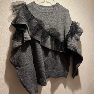 GRL フリル レース ニット epine bibiy thevirgins
