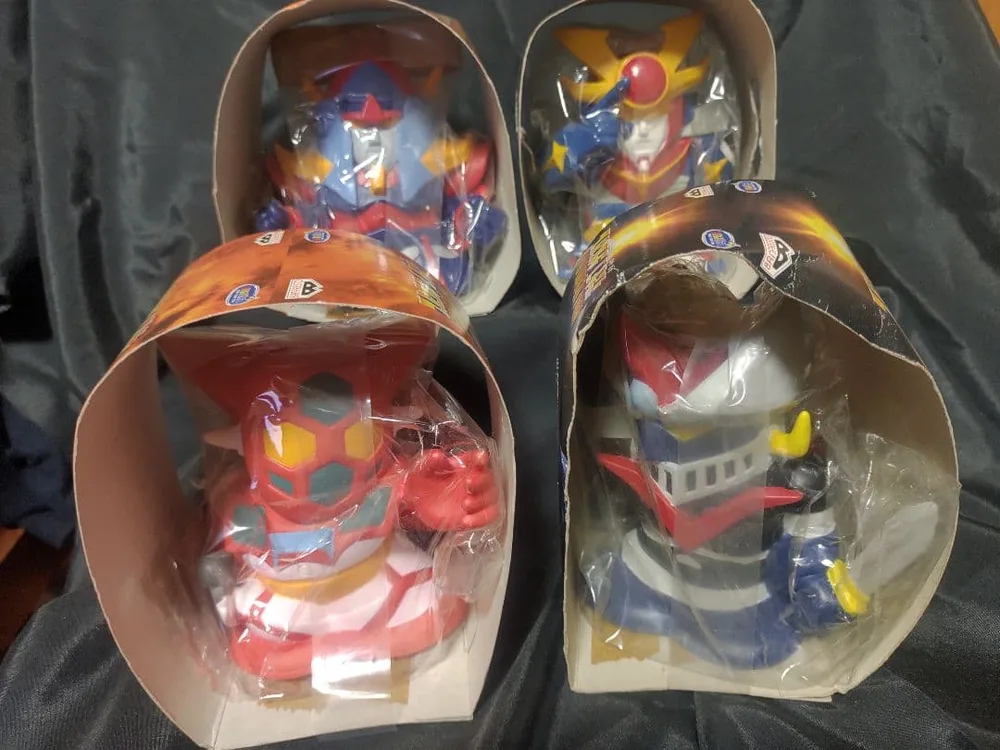 スーパーロボット大戦音声貯金箱 4種セット グレートマジンガー&ゲッターロボほか