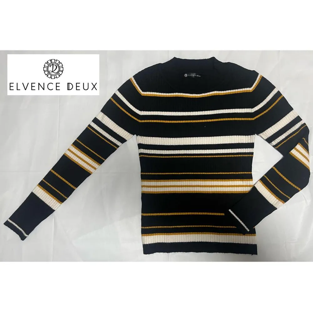 elvence DEUX ボーダー ニット