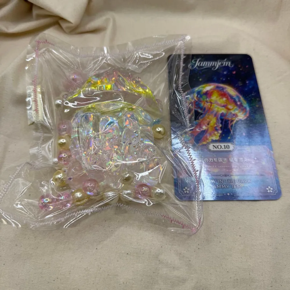 Jammyjem 夜光 くらげ クラゲ スクイーズ キラキラ 先生 虹