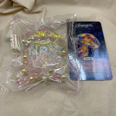 Jammyjem 夜光 くらげ クラゲ スクイーズ キラキラ 先生 虹
