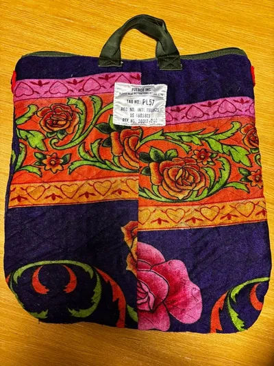 PUEBCO INC. 花柄 キルティング トートバッグ