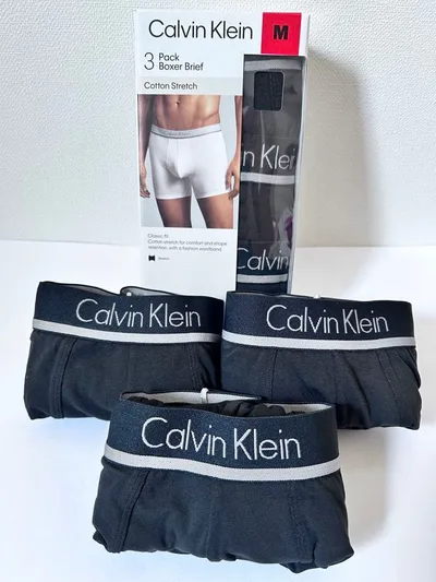 Calvin klein カルバンクライン ボクサーパンツ M ブラック3枚