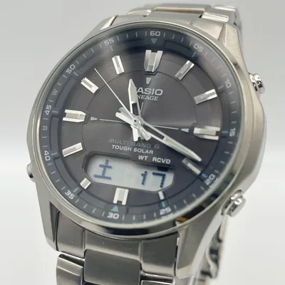 CASIO LINEAGE LCW-M100T 電波ソーラー チタン 腕時計
