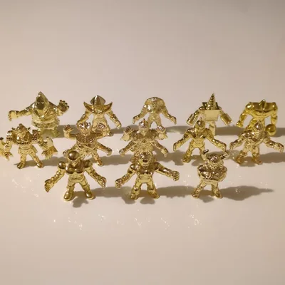 キン肉マンダイキャスト 金メッキver.《まとめ売り》