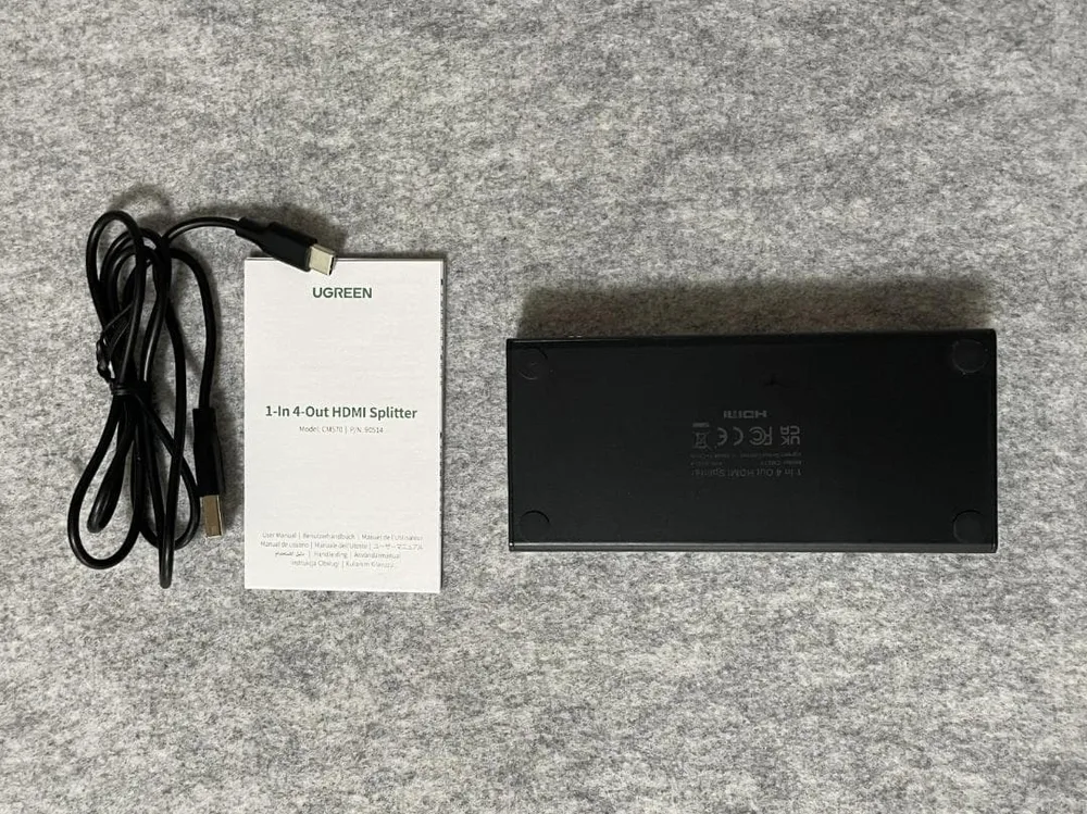 UGREEN 1-In 4-Out HDMI Splitter 本体