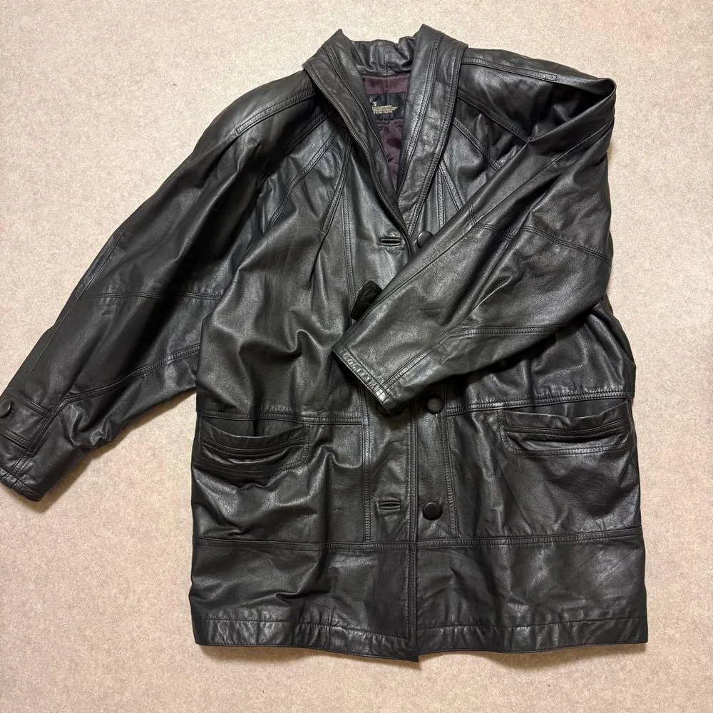 【✨超希少✨】80〜90s ヴィンテージ オールドレザー ビッグシルエット 本革