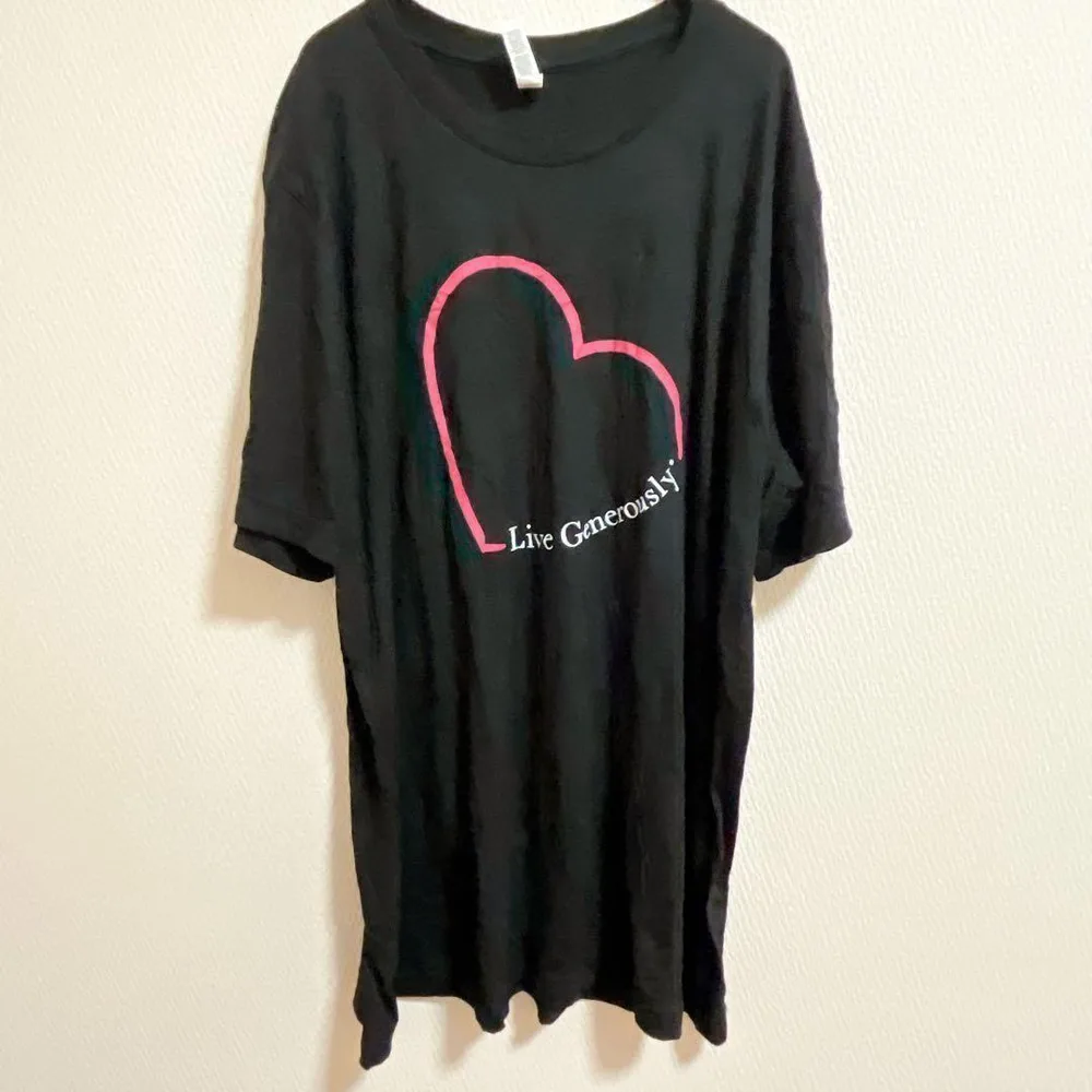 非売品✨BELLA + CANVAS【XL】半袖Tシャツ ハート ブラック