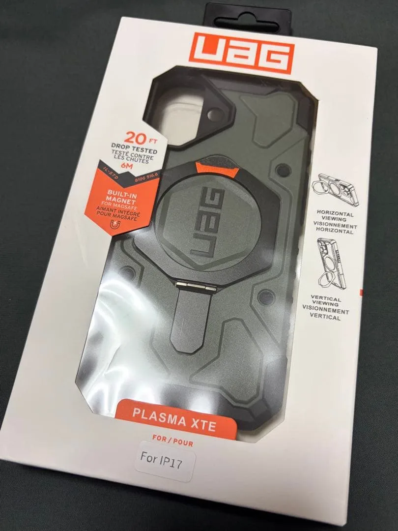 UAG PLASMA XTE iPhone 17 スマホケース スタンド付き