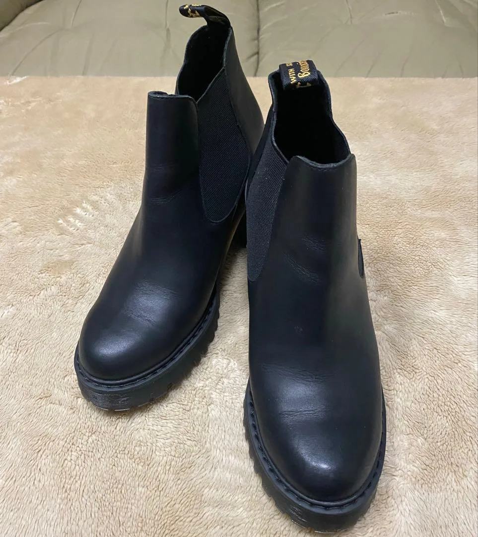 美品 Dr. Martens サイドゴアブーツ 黒 UK6/25cm程度