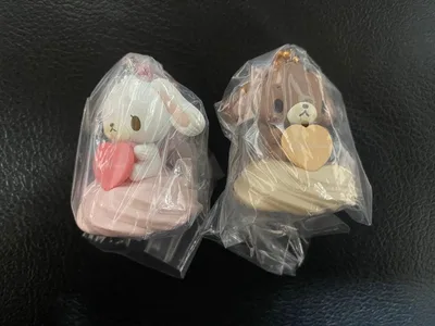 ホイップクリームマスコット2 しろうさ くろうさ