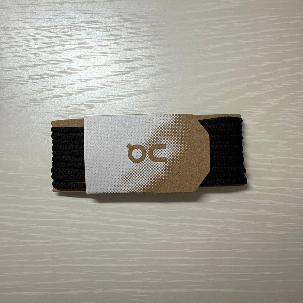 【新品未使用】On Cloud クラウド シューレース ブラック 靴ひも