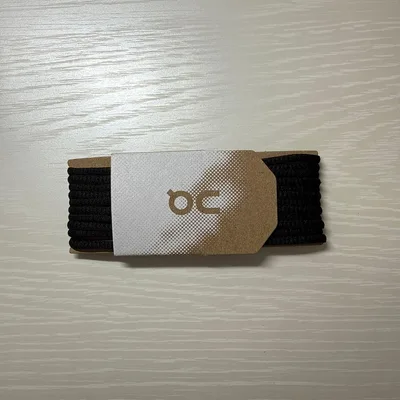 【新品未使用】On Cloud クラウド シューレース ブラック 靴ひも