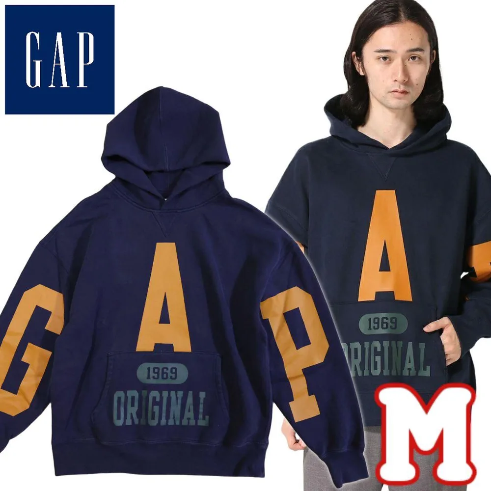 ギャップ GAP 1969 ORIGINAL オーバーサイズ ビッグロゴパーカー