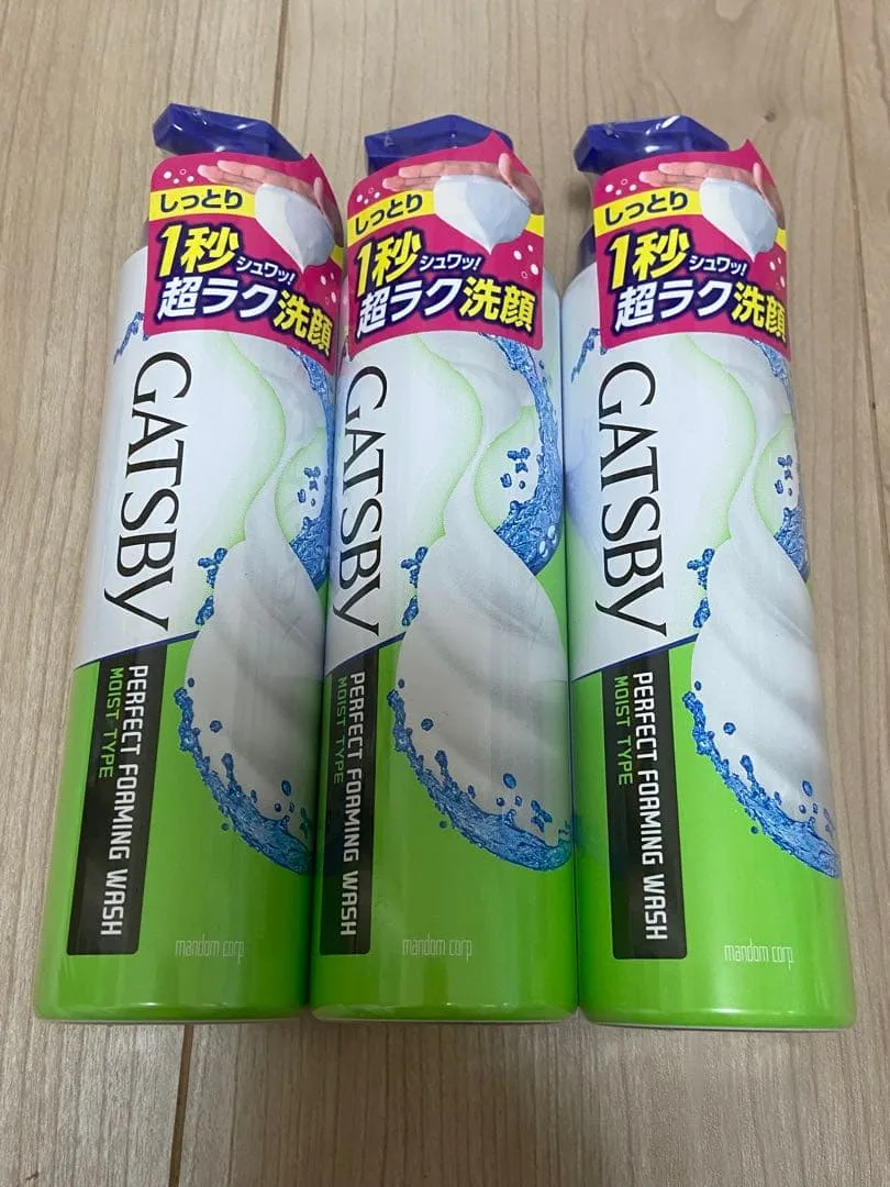 【新品】GATSBY パーフェクト泡洗顔 3本セット