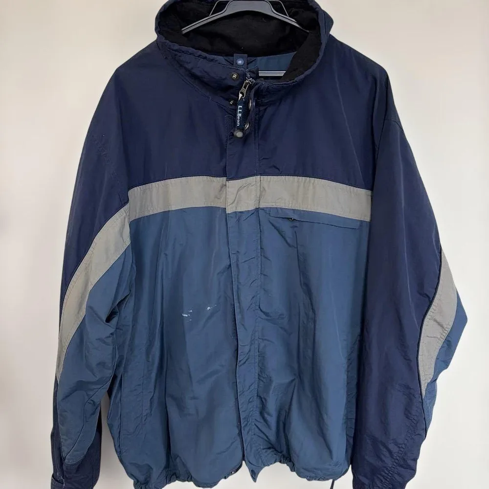 90s L.L.Bean ナイロンジャケット ネイビー