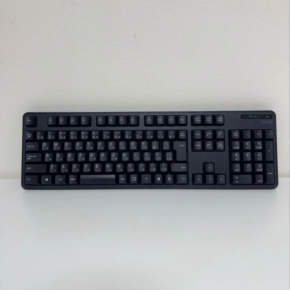 ELECOM ワイヤレスキーボード TK‐FDM106T 本体 【動作確認済】