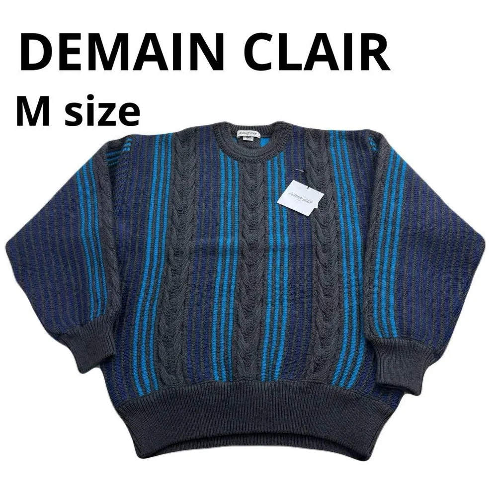 新品未使用 vintage DEMAIN CLAIR ニット セーター M