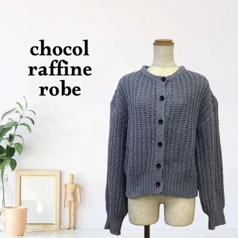 zk1005【FREE】chocol raffine robe カーディガン