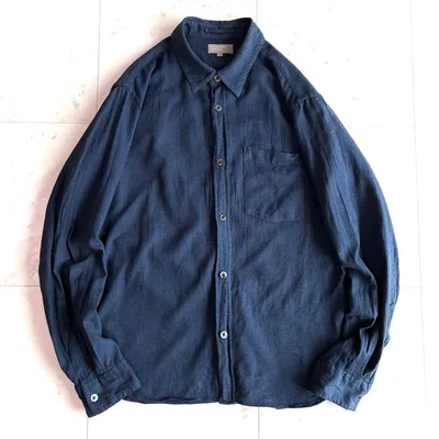 MARGARET HOWELL マーガレットハウエル コットンカシミヤシャツ L