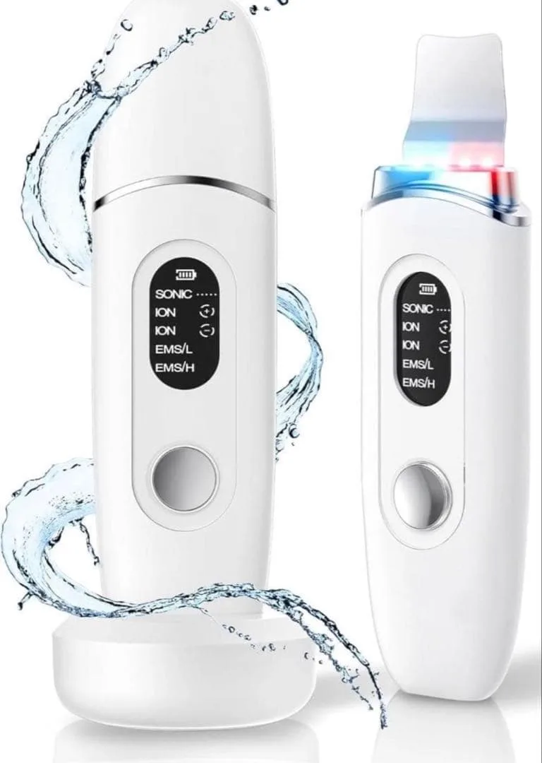 美顔器 ウォーターピーリング IPX7防水 超音波 ピーリング 毛穴洗浄 毛穴汚