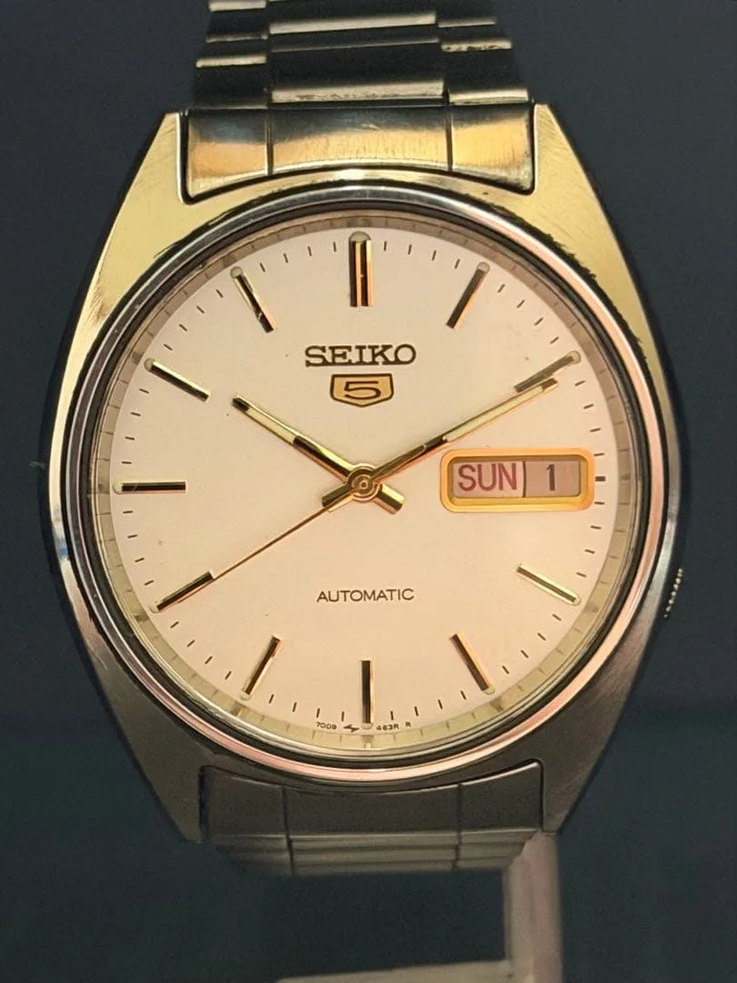 ★超レア美品!SEIKO5セイコー5 1994年7月 自動巻メンズ腕時計 稼働品