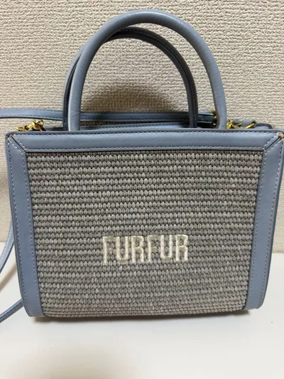 FURFUR 2WAY ショルダーバッグ ライトブルー