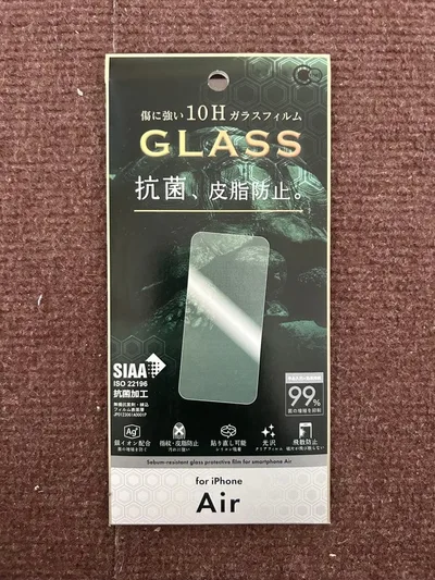 iPhone Air 抗菌 10H ガラスフィルム