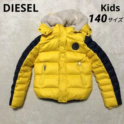 ディーゼル キッズ ダウンジャケット イエロー 140サイズ
