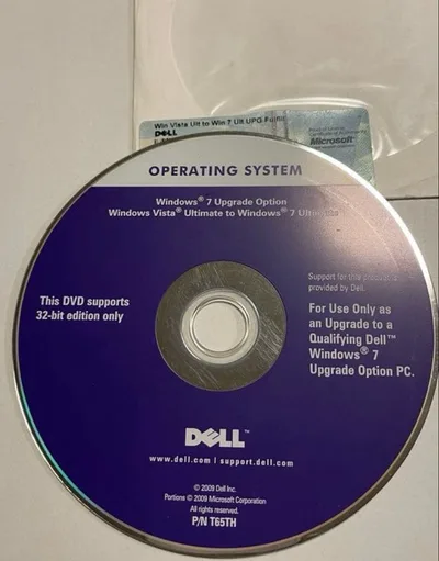 DELL Windows 7 Upgrade DVD 2枚セット